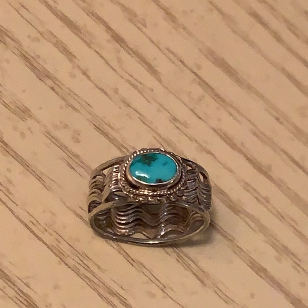 Tibetan Sterling Silver Ring